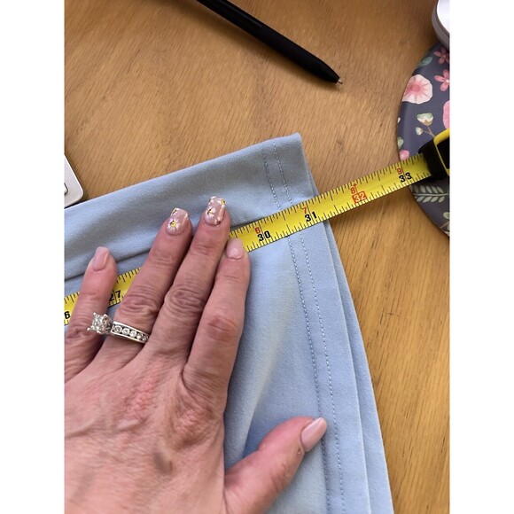 Susana Monaco Maxi Skirt Womens M Baby Blu Jersey Knit Pull On Minimalist Modest - Picture 6 of 11